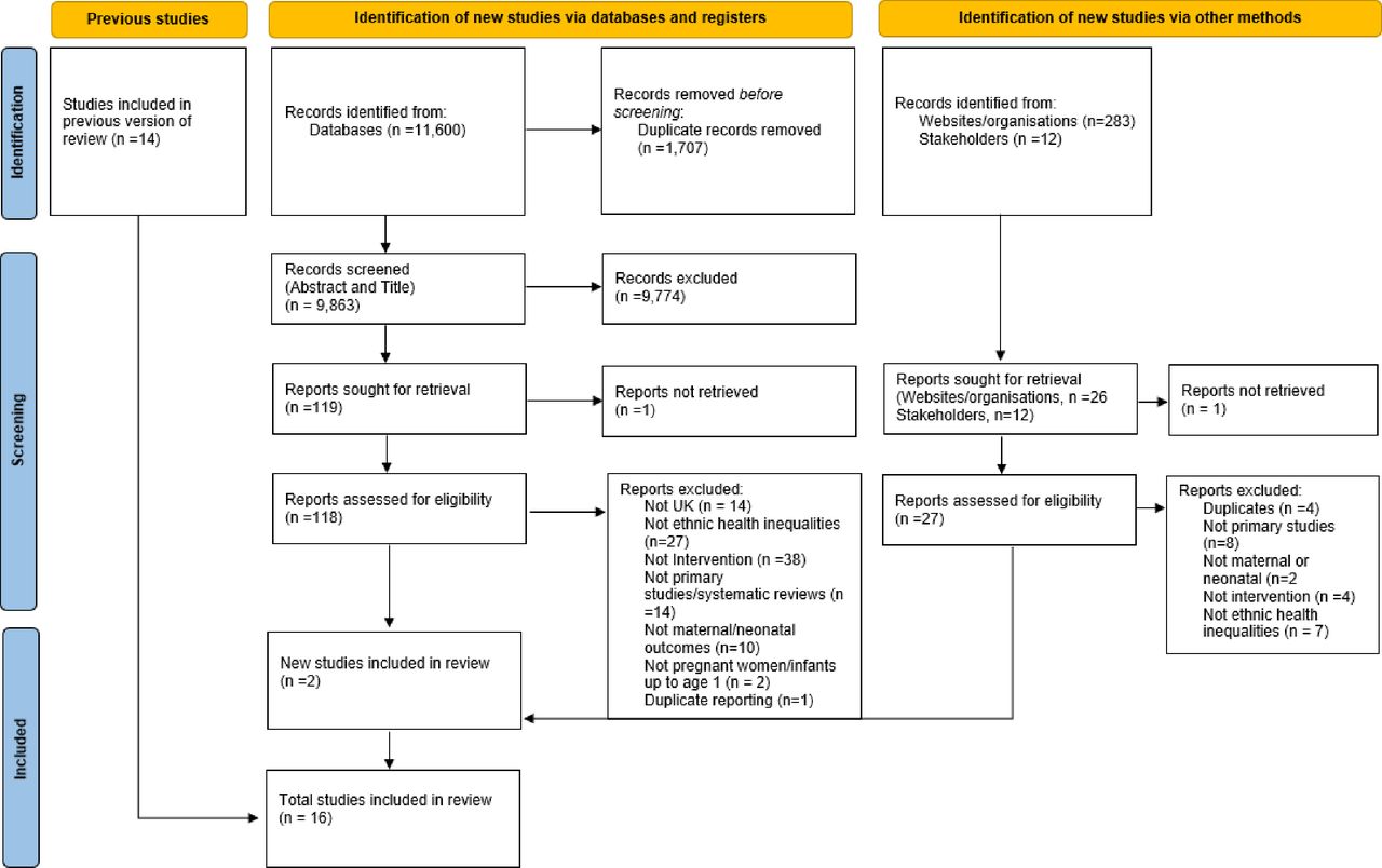 Systematic review of interventions to reduce ethnic health inequalities ...